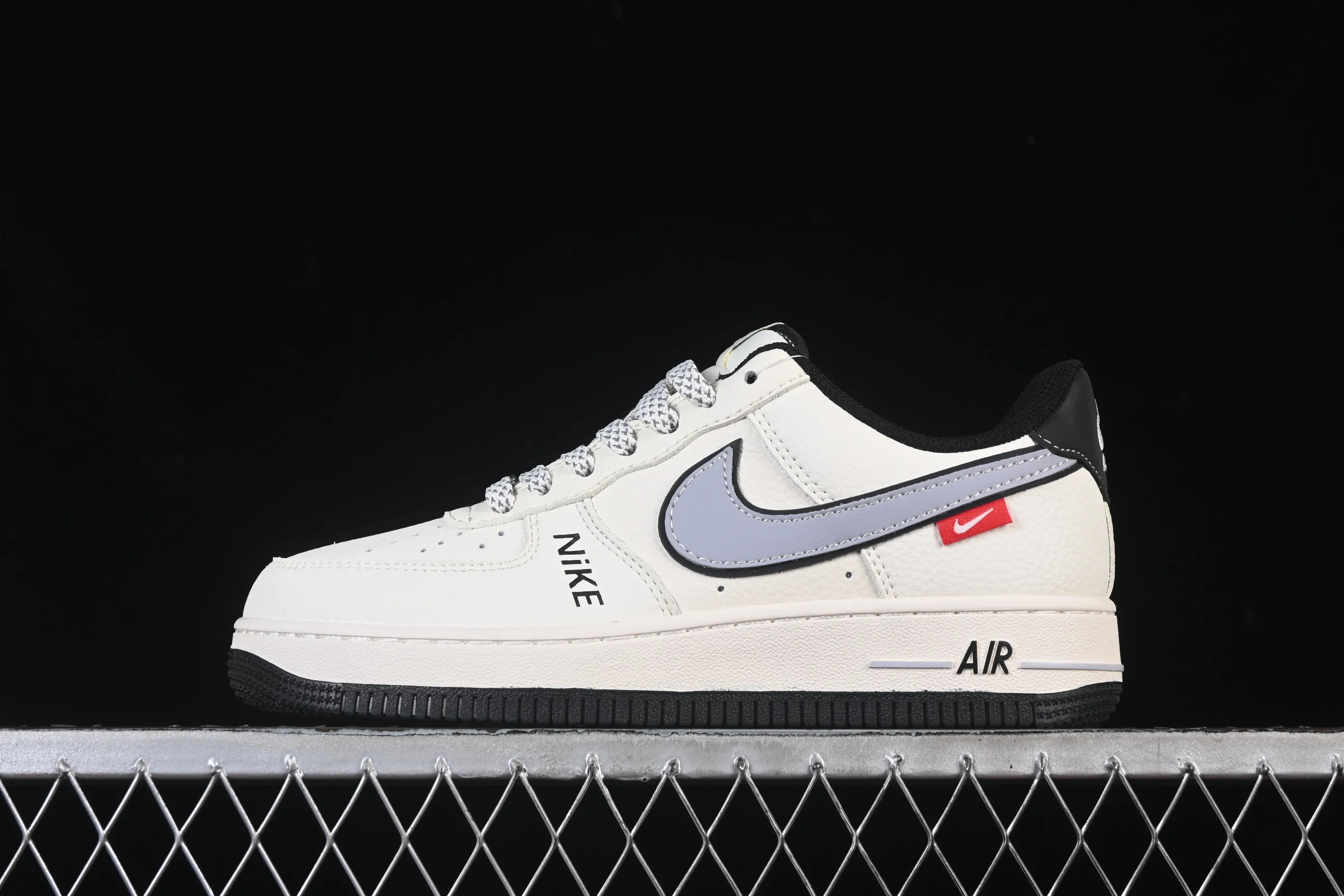 All Categories Nk Air Force 1 Air Force Series Nk Air Force 1 Low Air Force Low Nike Air Force 1'07 Low Beige Gray Black Letters Air Force One Low Casual Shoes JS8028-018